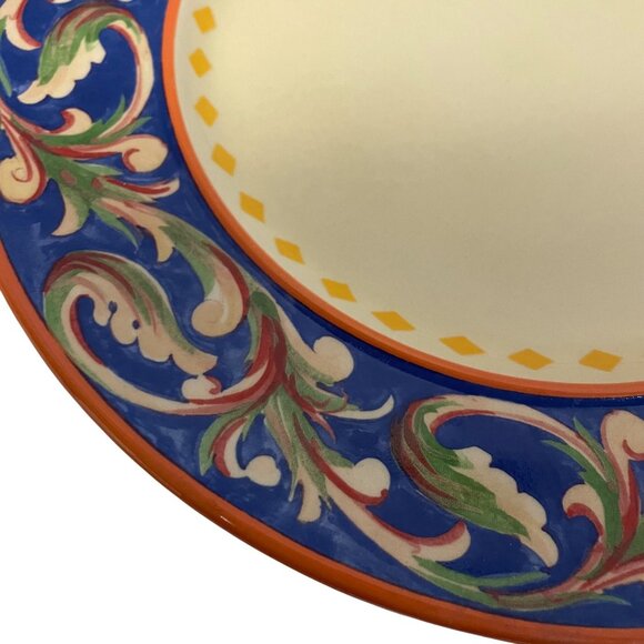 Pfaltzgraff Villa Della Luna Dinner Plate 11" Hand-Painted Ceramic Multicolor De - Picture 7 of 7
